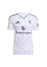 Adidas - Koszulka Manchester United 25/26 Away. Kolor: biały. Sport: piłka nożna
