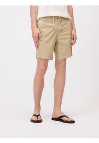 Reserved - Szorty regular fit - oliwkowy. Kolor: oliwkowy. Materiał: bawełna, tkanina #1