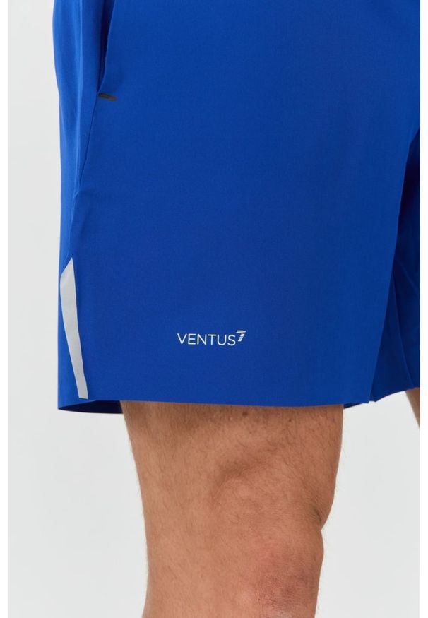 EA7 Emporio Armani - EA7 Niebieskie męskie kąpielówki Bermudas, Rozmiar XL. Kolor: niebieski