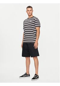 Converse T-Shirt M Loose Fit Striped Tee 10027159-A01 Czarny Loose Fit. Kolor: czarny. Materiał: bawełna #4