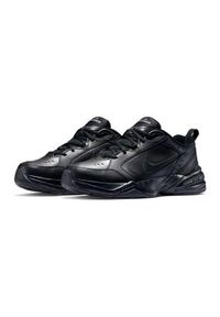 Buty do chodzenia męskie Nike Air Monarch IV. Kolor: czarny. Materiał: skóra, syntetyk, tkanina, materiał. Sport: turystyka piesza