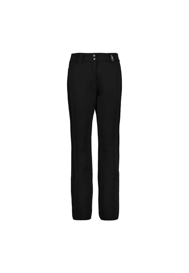 Spodnie narciarskie z wewnętrzną gaiter dla kobiet CMP. Kolor: czarny. Sezon: zima. Sport: narciarstwo