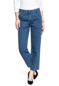 Lee - SPODNIE DAMSKIE LEE MILITARY WIDE LEG MID JELT L31UKEGT 112107303 #6