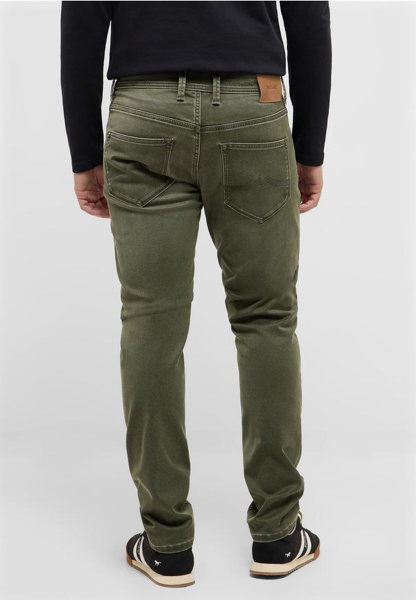 Męskie Spodnie jeansowe Mustang Style Oregon Slim K Ivy Green 1016807 6421