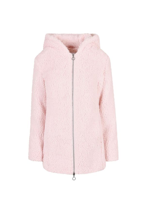 Damski polar sherpa Urban Classics. Kolor: różowy. Materiał: polar