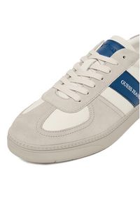 Guess Jeans Sneakersy EO-ORTEGO-01 126AM Biały. Kolor: szary. Materiał: skóra #2