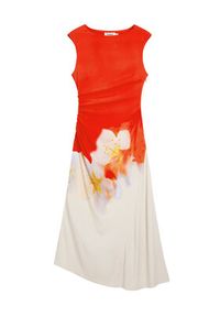 Desigual Sukienka letnia Lida 26SWVW18 Pomarańczowy Regular Fit. Kolor: pomarańczowy. Materiał: wiskoza. Sezon: lato #3