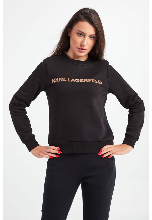 Karl Lagerfeld - BLUZA KARL LAGERFELD. Długość rękawa: długi rękaw. Długość: długie