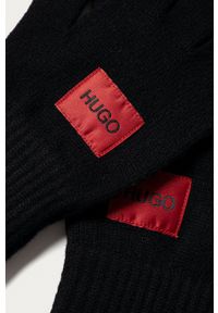 Hugo - Rękawiczki. Kolor: czarny #2