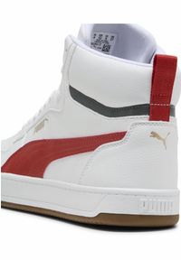 Puma - Sneakersy Caven 2.0 Mid PUMA White Red Fire Gum Beige. Kolor: biały, beżowy, czerwony, wielokolorowy. Materiał: guma. Sezon: lato