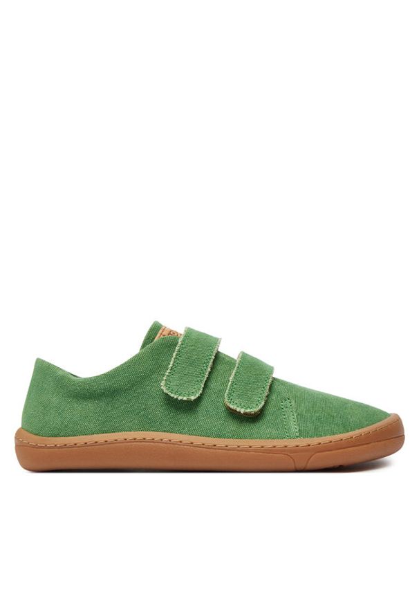 Froddo Sneakersy Barefoot Vegan G3130248-1 DD Zielony. Kolor: zielony. Materiał: materiał
