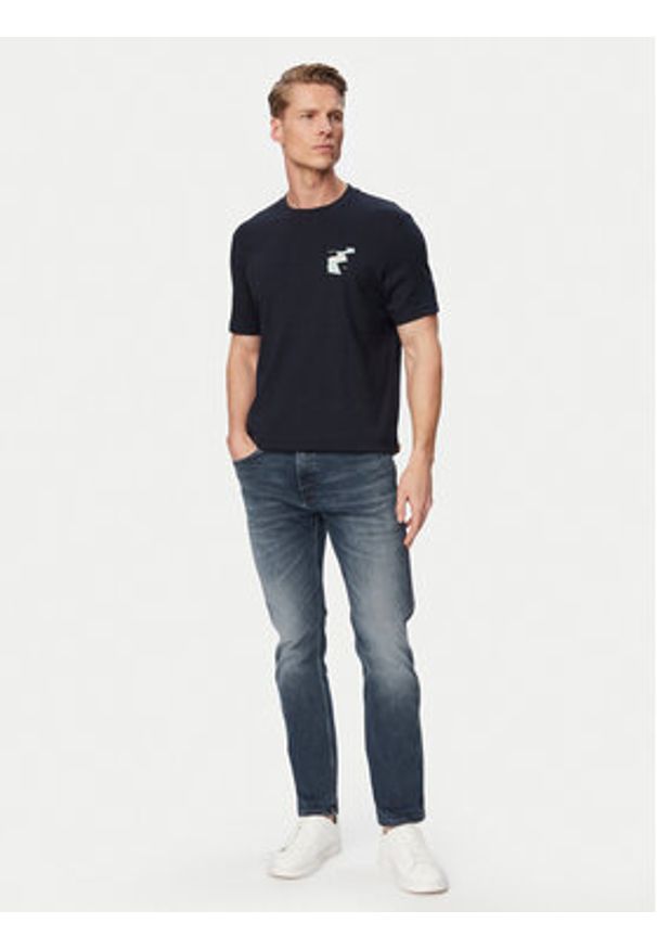 BOSS Jeansy Delaware-1 50559918 Granatowy Skinny Fit. Kolor: niebieski