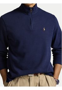 Polo Ralph Lauren Sweter 710P07411005 Granatowy Regular Fit. Typ kołnierza: polo. Kolor: niebieski. Materiał: bawełna #3