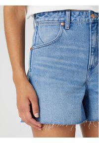 Wrangler Szorty jeansowe Donna W25H73191 112332278 Niebieski Regular Fit. Kolor: niebieski. Materiał: bawełna