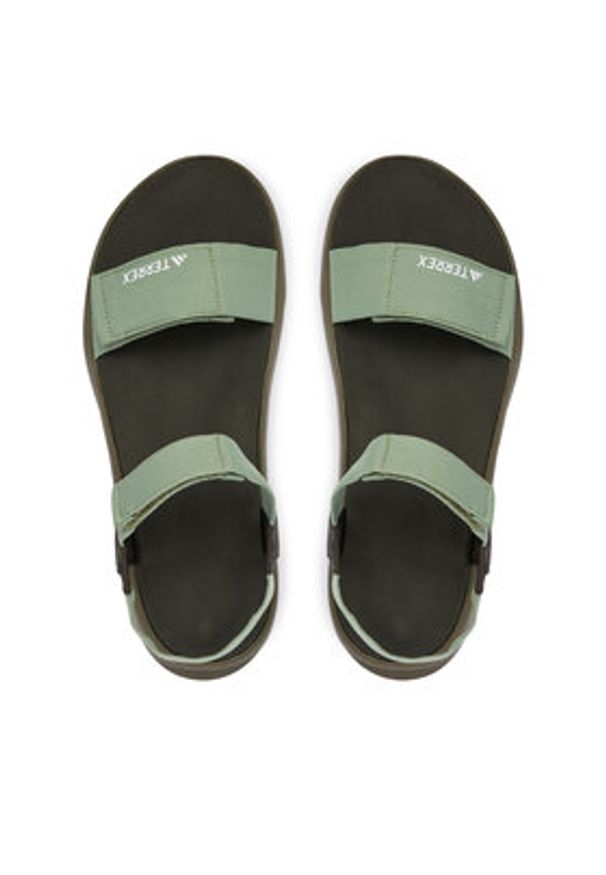 Adidas - adidas Sandały Terrex Hydroterra Light JR8403 Zielony. Kolor: zielony. Materiał: materiał