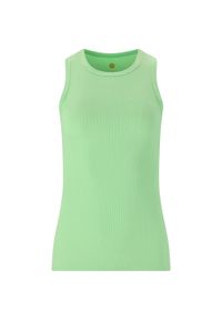 Damski tank top Athlecia Madilyn. Kolor: zielony. Sport: fitness #1