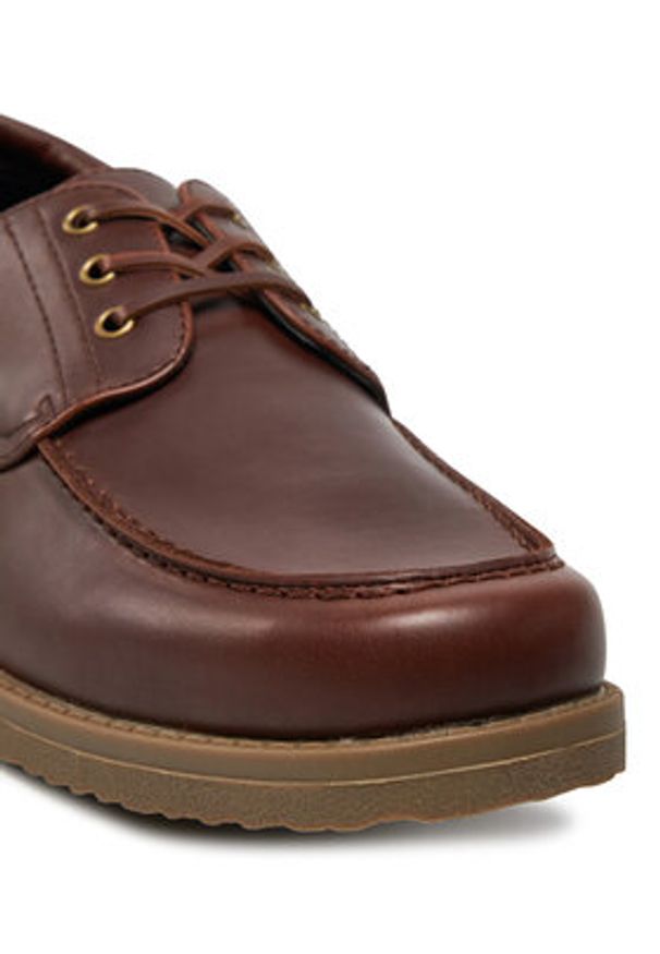 Jack & Jones - Jack&Jones Mokasyny Jfwdartmoor 12271006 Brązowy. Kolor: brązowy. Materiał: skóra