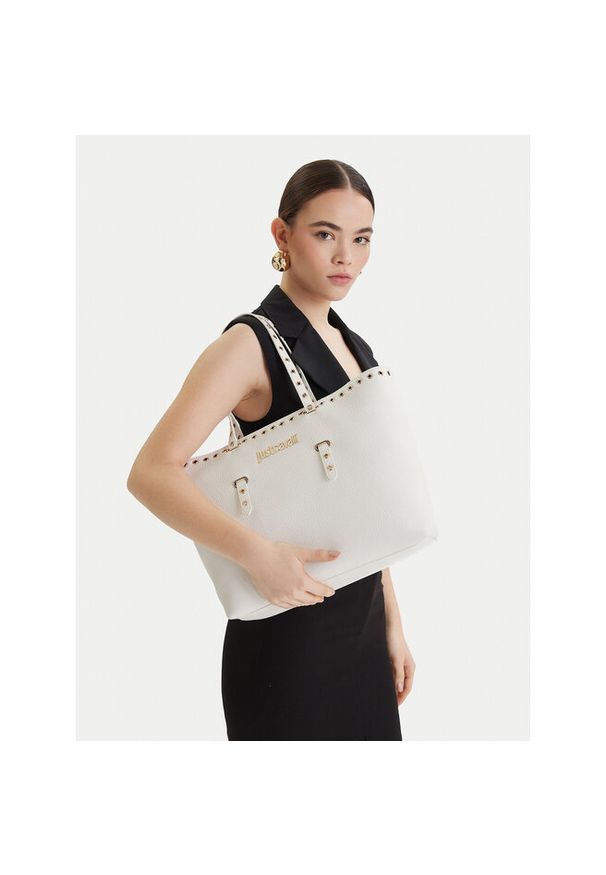 Torebka Just Cavalli. Kolor: biały