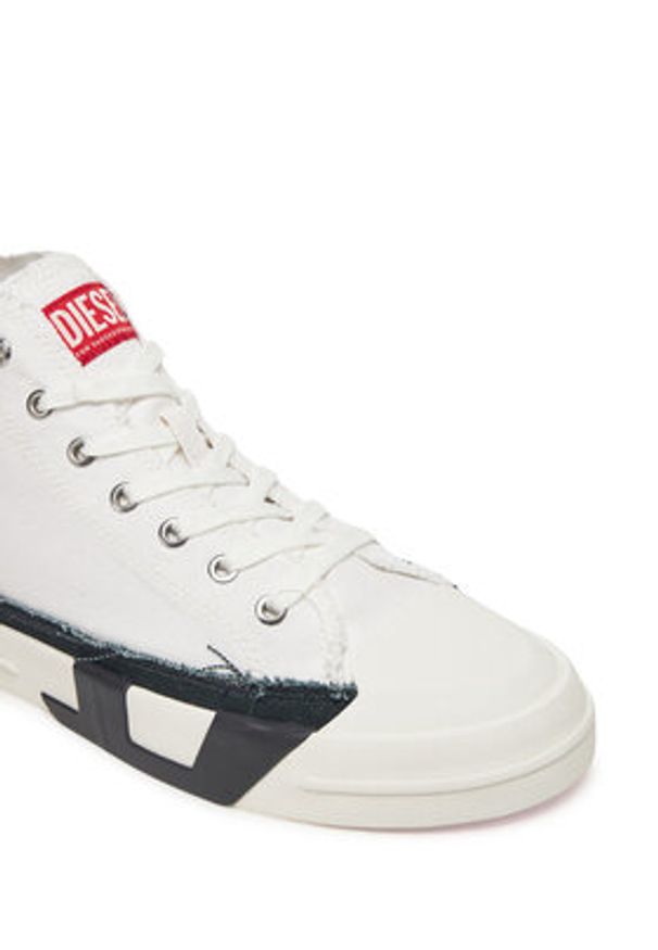 Diesel Trampki High-Top Y03505PR012 HA686 Biały. Kolor: biały. Materiał: materiał