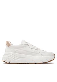 Geox Sneakersy D Diamanta D45UFB 085NF C1327 Biały. Kolor: biały. Materiał: skóra