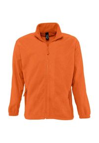 SOL'S - Bluza Polarowa Unisex Dla Dorosłych North. Kolor: żółty, pomarańczowy, wielokolorowy. Materiał: polar. Sezon: zima