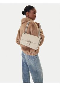 Pinko - PINKO Torebka Love One Light Classic AI 25-26 PLTT 106174 A2JC Beżowy. Kolor: beżowy. Materiał: skórzane #1