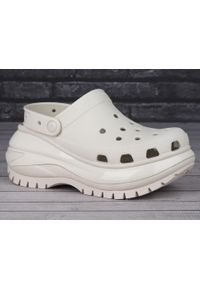 Chodaki sportowe damskie Crocs MEGA CRUSH. Kolor: biały. Styl: sportowy