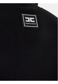 Elisabetta Franchi Sukienka dzianinowa AM-02S-61E2-V390 Czarny Regular Fit. Kolor: czarny. Materiał: wiskoza #3