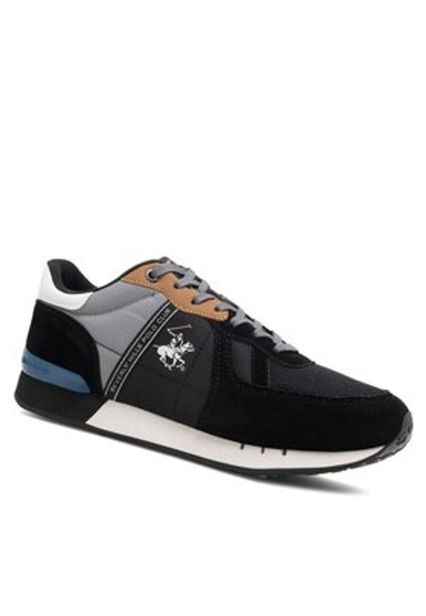 Beverly Hills Polo Club Sneakersy PEPE-01 Czarny. Kolor: czarny. Materiał: materiał