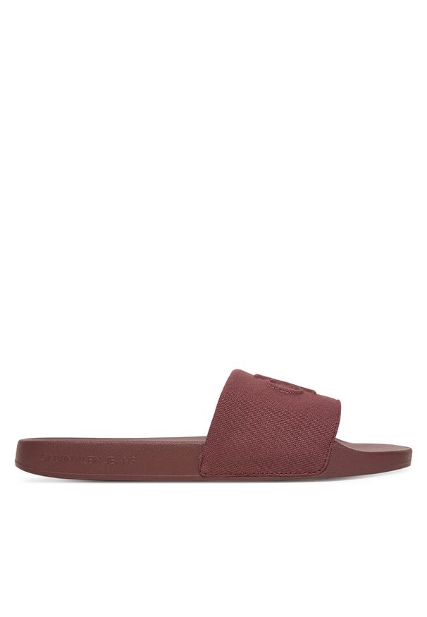 Klapki Calvin Klein Jeans. Kolor: brązowy