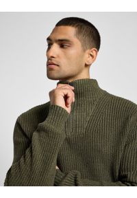 Lee - LEE MĘSKI SWETER HALF ZIP KNIT MERCANTILE GREEN 112355675 #6