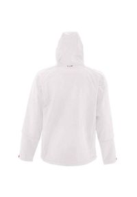 SOL'S - Męska Kurtka Soft Shell Replay Z Kapturem. Typ kołnierza: kaptur. Kolor: biały