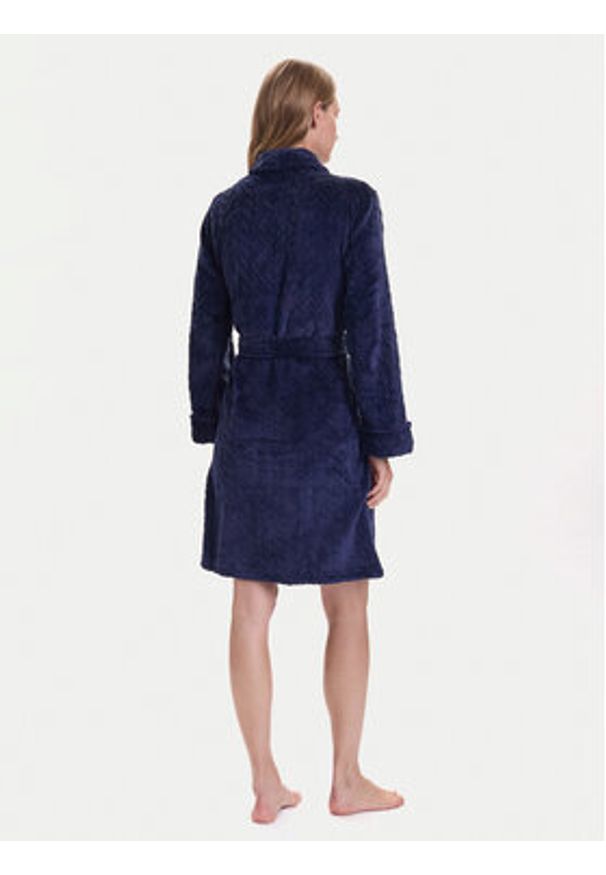 Lauren Ralph Lauren - LAUREN RALPH LAUREN Szlafrok ILN42455F Granatowy. Kolor: niebieski. Materiał: syntetyk