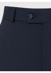 Pako Lorente - PAKO LORENTE – Granatowe spodnie męskie w kant. Kolor: niebieski. Materiał: wełna. Styl: elegancki, klasyczny #2