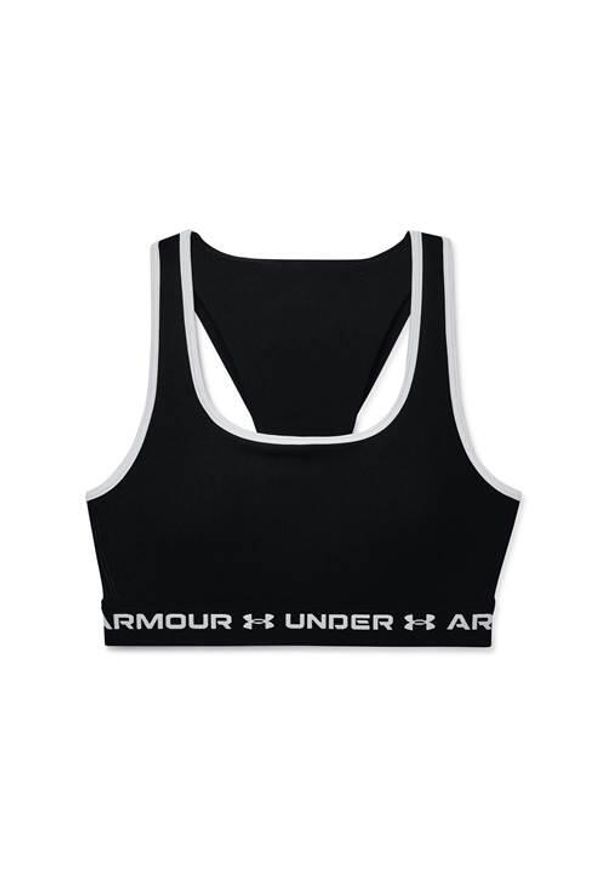 Koszulka treningowa damska Under Armour Crossback Mid. Kolor: czarny. Długość rękawa: bez rękawów. Sport: bieganie