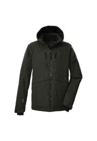 Kurtka narciarska Killtec KSW 55. Kolor: zielony, brązowy, wielokolorowy. Sezon: zima. Sport: narciarstwo #1