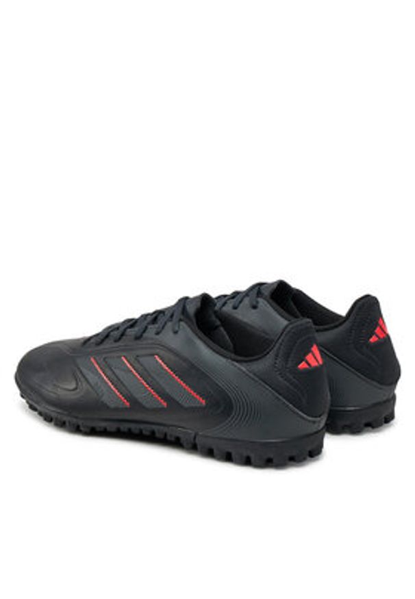 Adidas - adidas Buty do piłki nożnej Copa Pure 3 Club Turf IE1169 Czarny. Kolor: czarny. Materiał: skóra