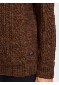 Blend Sweter 20716101 Brązowy Regular Fit. Kolor: brązowy. Materiał: syntetyk #5