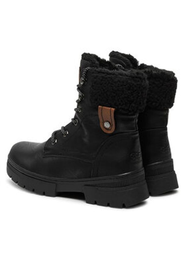 Go Soft Trzewiki SWS6217-05 Czarny. Kolor: czarny. Materiał: skóra