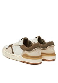 Clarks Sneakersy Courtlite2 Lo 26181287 Beżowy. Kolor: beżowy. Materiał: skóra, zamsz
