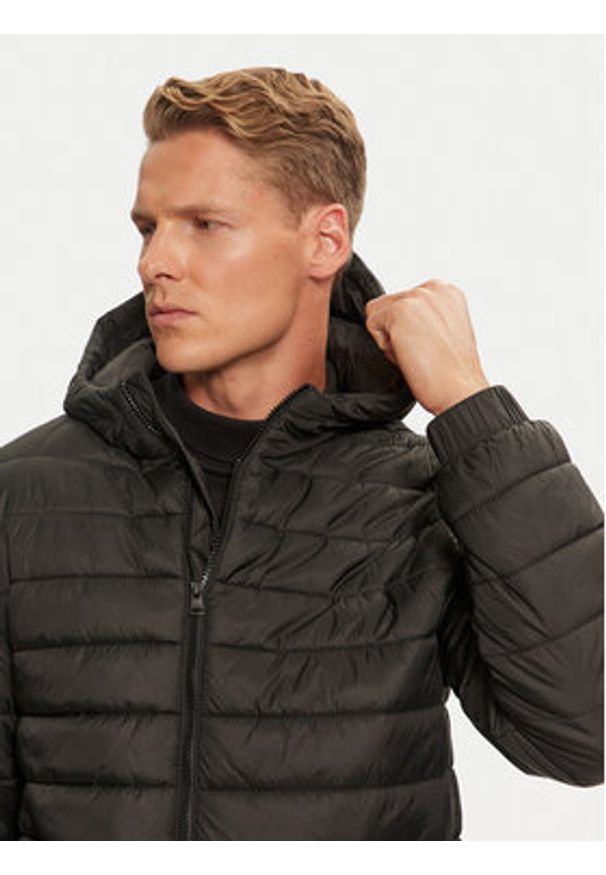 Hugo Kurtka puchowa Brent2441 50518785 Czarny Regular Fit. Kolor: czarny. Materiał: syntetyk