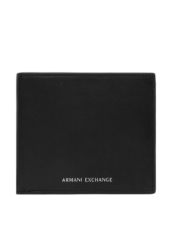 Portfel Armani Exchange. Kolor: czarny