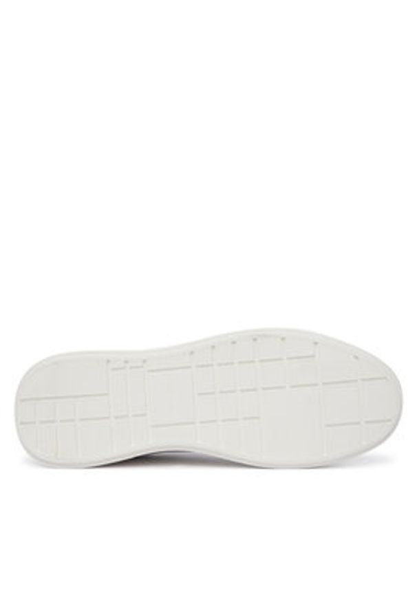 Calvin Klein Sneakersy Chunky Cupsole Laceup Lth YM0YM01344 Biały. Kolor: biały. Materiał: skóra
