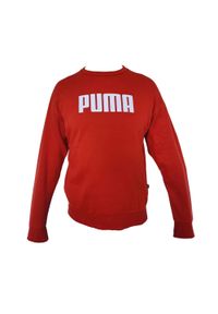 Bluza dresowa damska Puma ESS FL. Kolor: czerwony. Materiał: dresówka