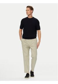 BOSS T-Shirt H-Nilton 50560468 Granatowy Regular Fit. Kolor: niebieski. Materiał: bawełna #4