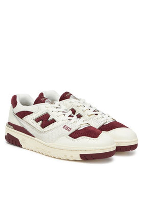 New Balance Sneakersy BB550LEZ Beżowy. Kolor: beżowy. Materiał: skóra