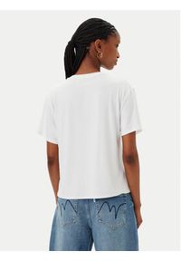 MET T-Shirt M10 262TP Biały Regular Fit. Kolor: biały. Materiał: wiskoza #4