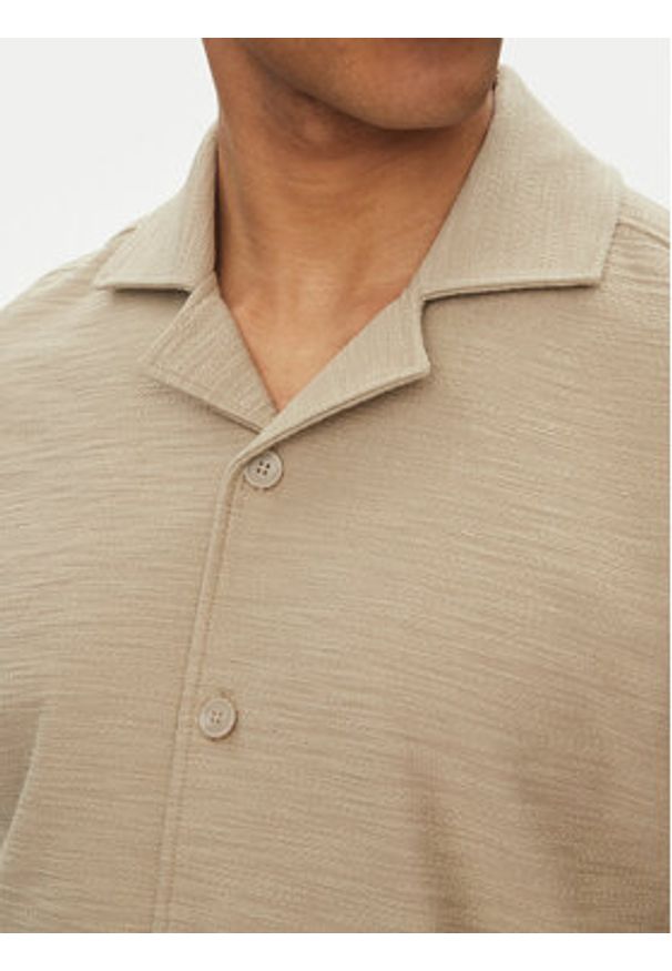 JOOP! Koszula 17 JJ-31Pedro 30045553 Beżowy Modern Fit. Kolor: beżowy. Materiał: bawełna