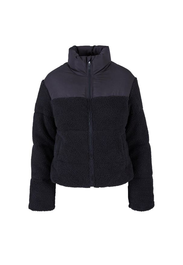 Damski krótki polar Urban Classics. Kolor: czarny. Materiał: polar. Długość: krótkie