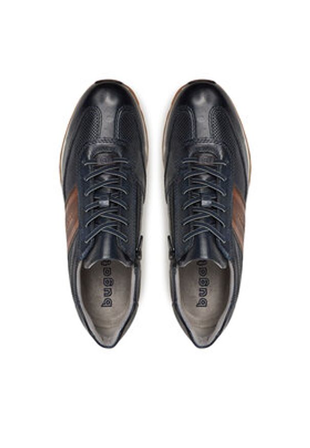 Bugatti Sneakersy 331-ARX01-4100 Granatowy. Kolor: niebieski. Materiał: skóra